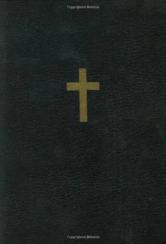 a black leather cover with a gold cross